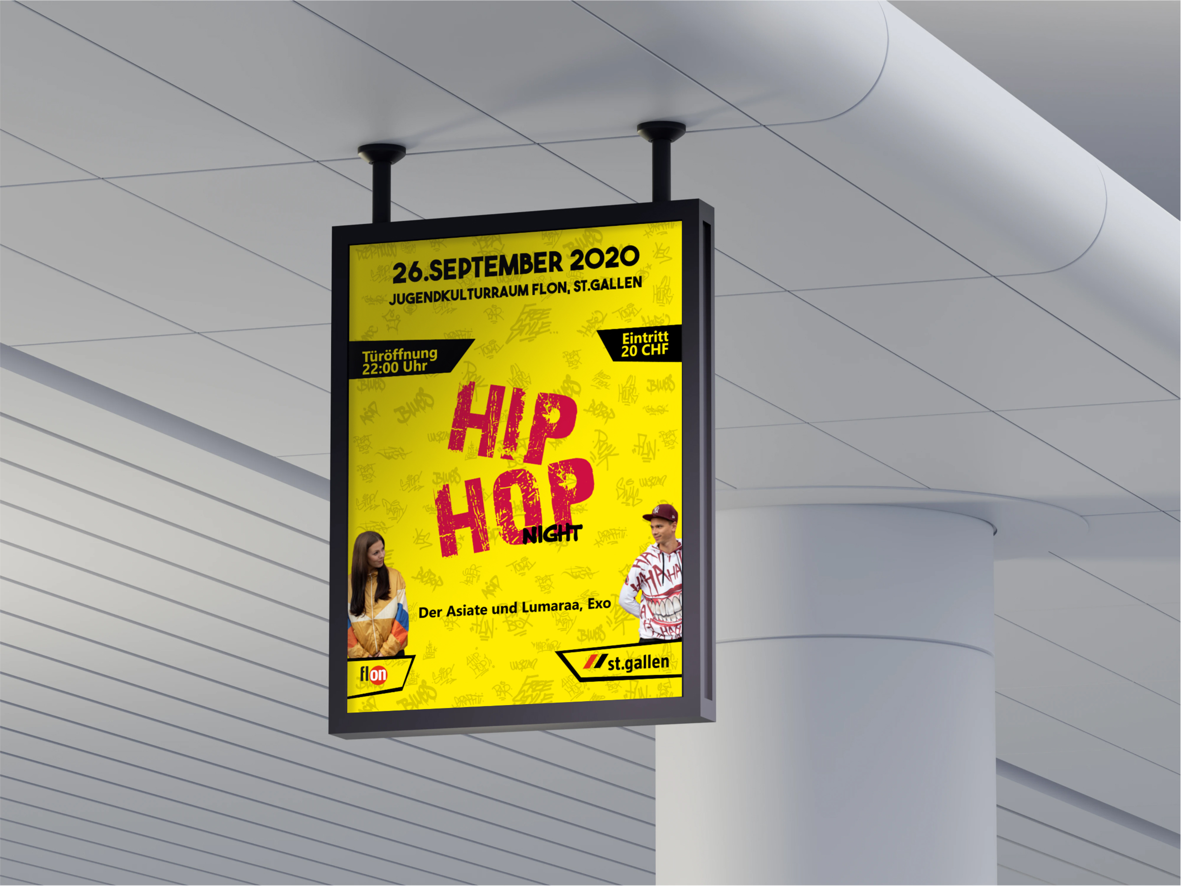 Flyer - HipHop Night - Egger Webdesign
