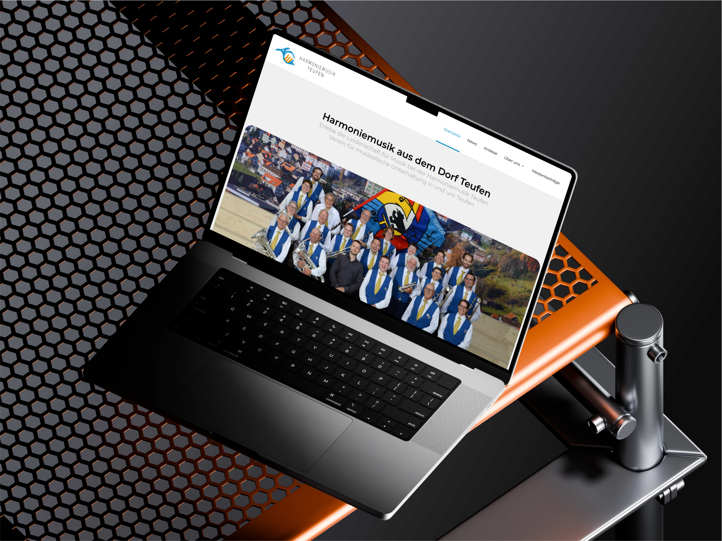Webseite Harmoniemuesik Teufen - Egger Webdesign